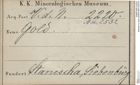 Etiketten zu Gold (NHMW-MIN-Aa2532)
